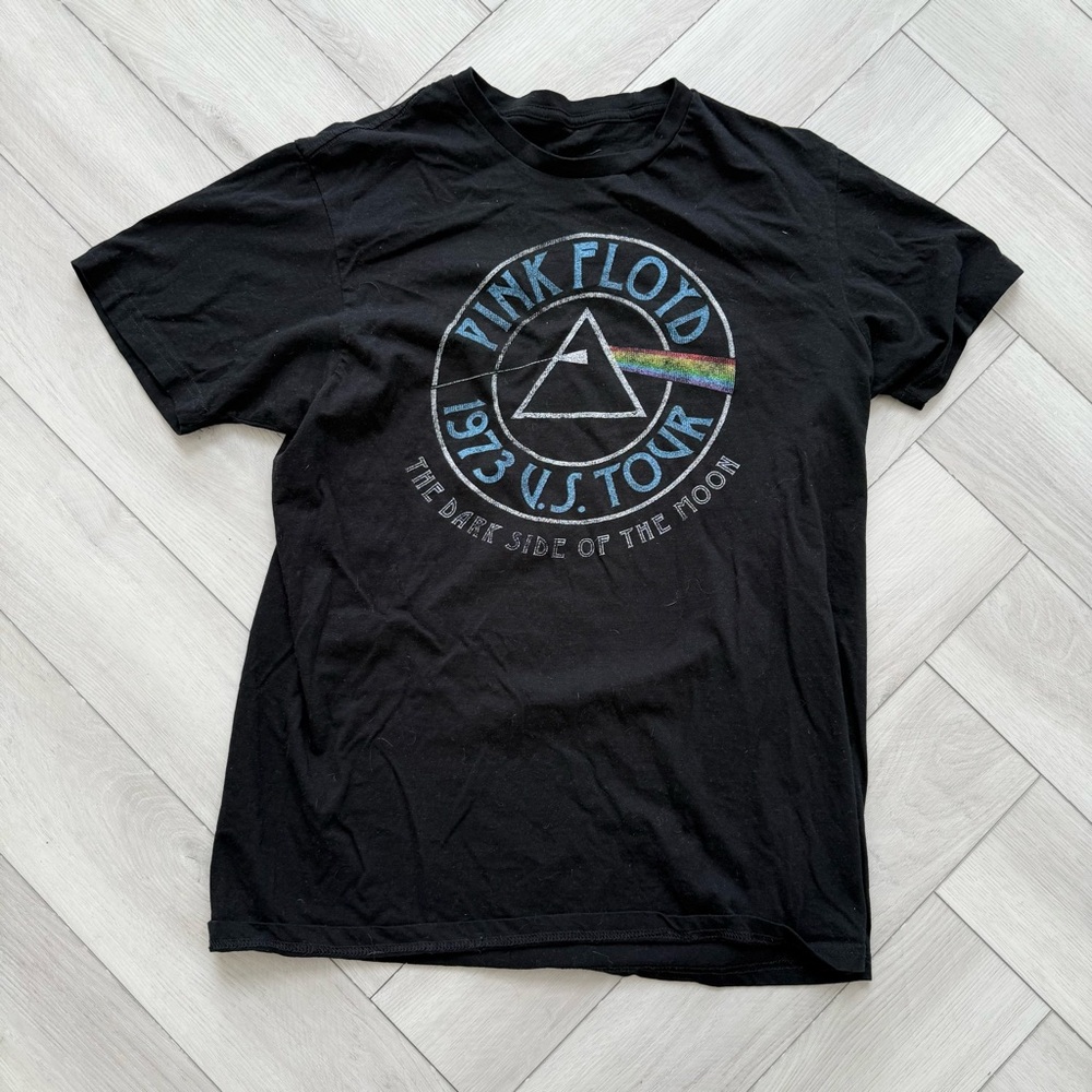 🤟🏽 Black Pink Floyd 1973 US Tour T-Shirt